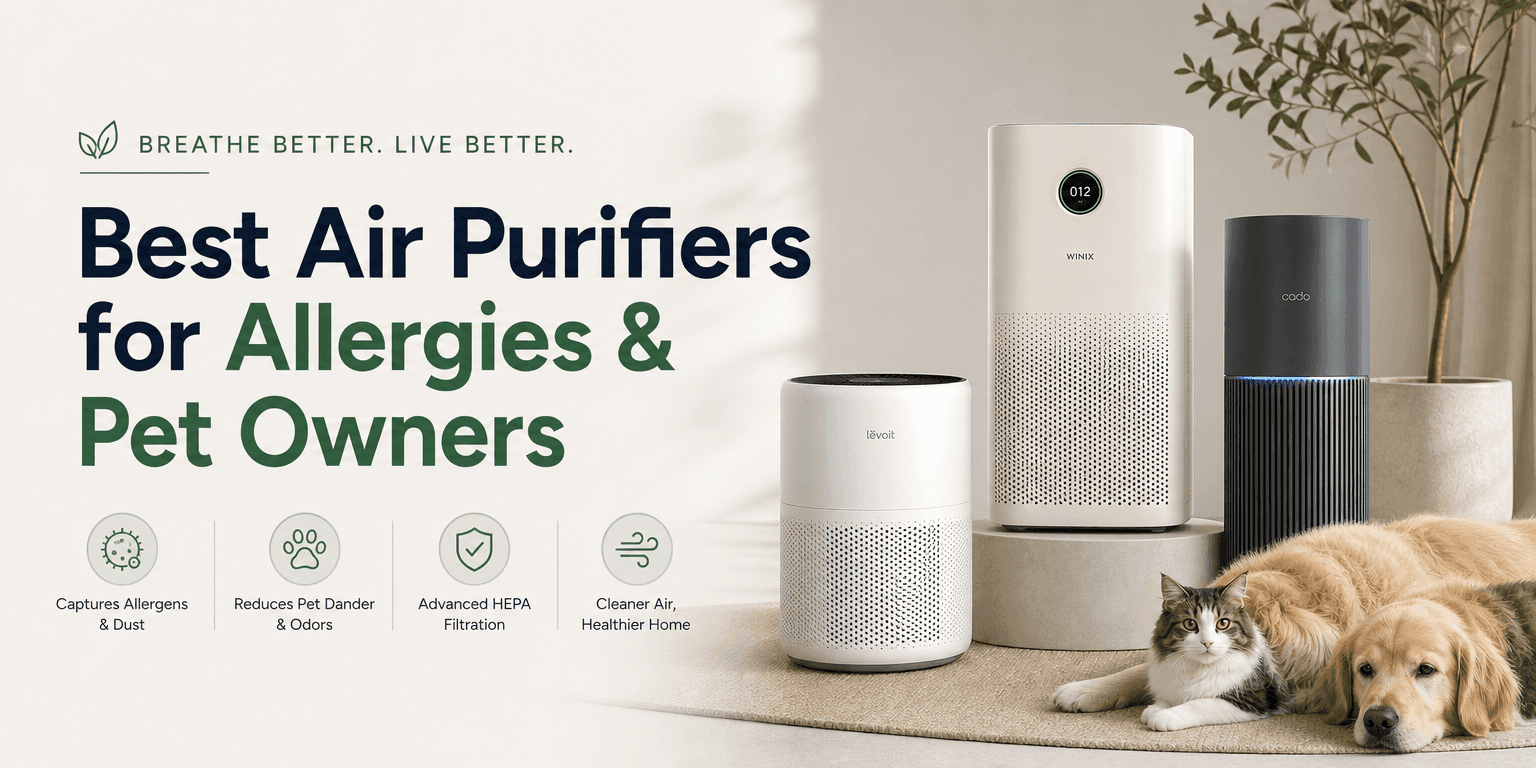 Best Air Purifiers for Allergies and Pet Owners